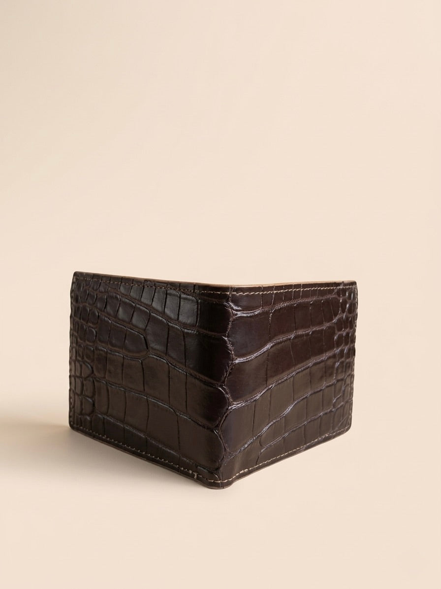 Cartera en piel de Cocodrilo