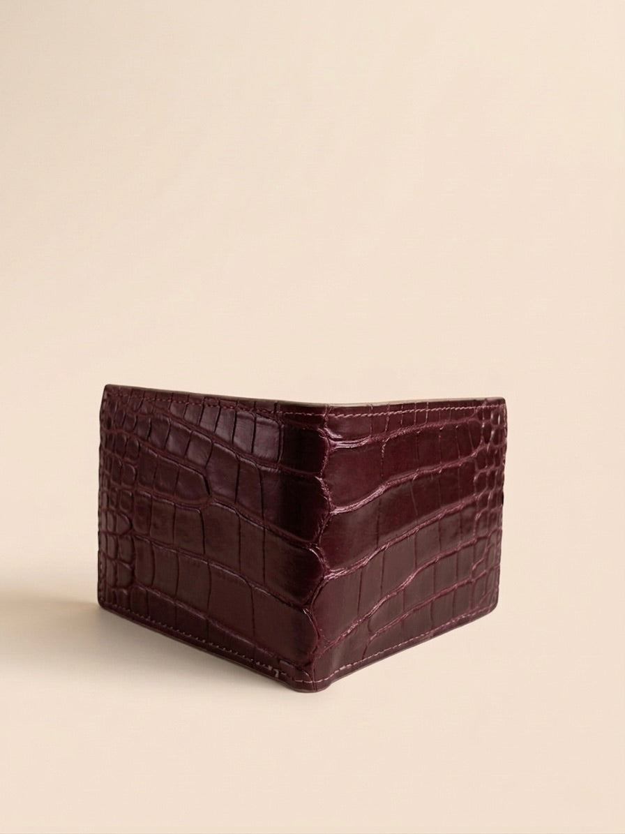 Cartera en piel de Cocodrilo