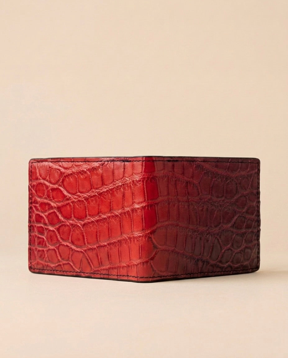 Cartera en piel de Cocodrilo
