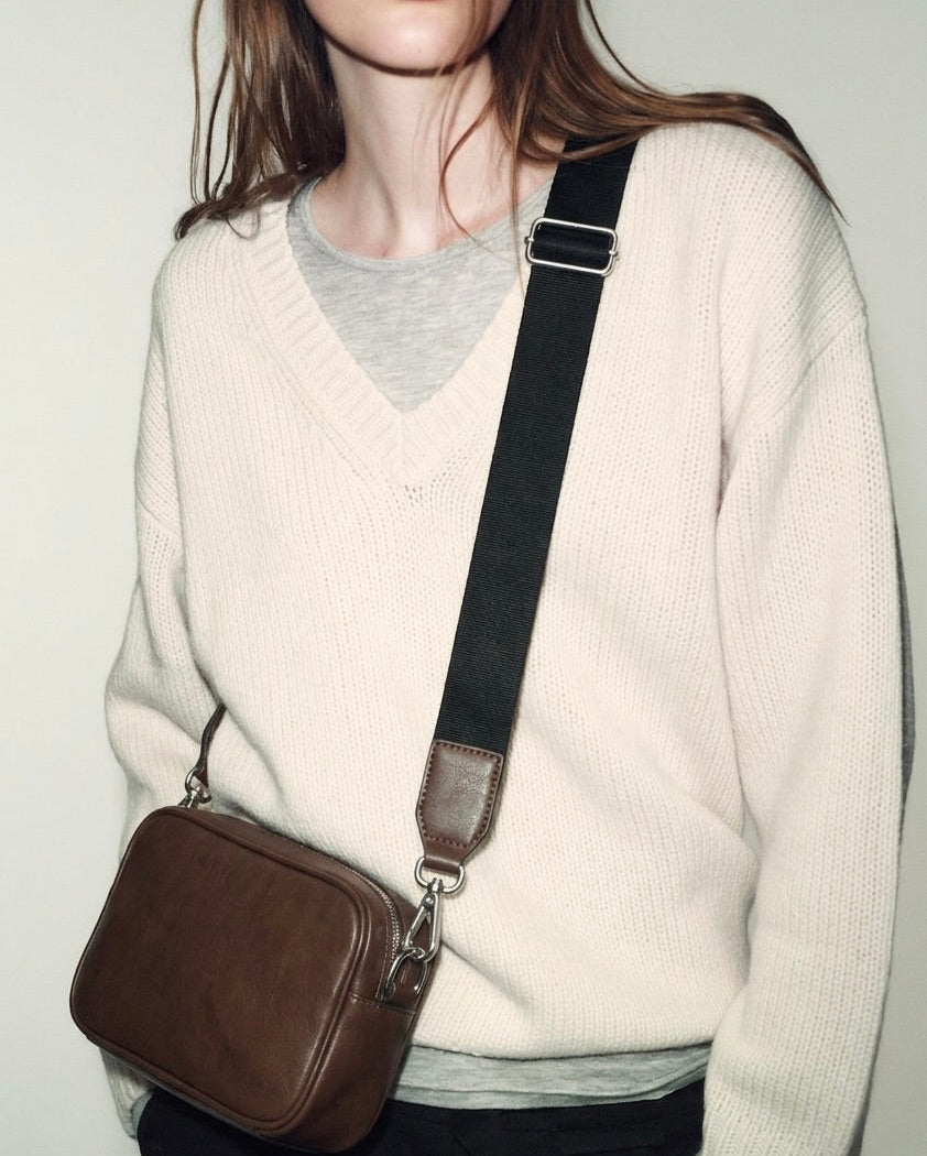 Crossbody Unisex en Piel de Ternero