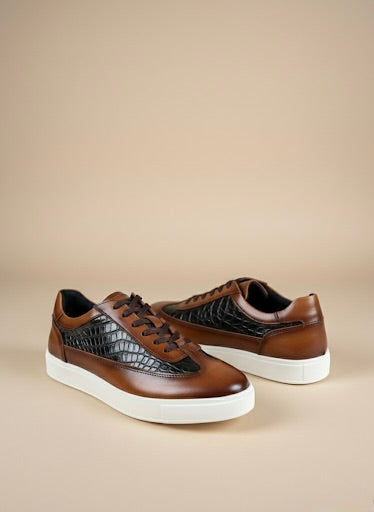Tennis de Piel de Cocodrilo Premium - Romani Leather - Foto 3