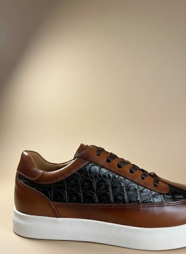 Tennis de Piel de Cocodrilo Premium - Romani Leather - Foto 4