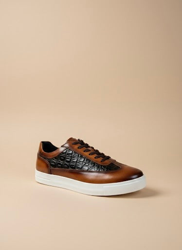 Tennis de Piel de Cocodrilo Premium - Romani Leather - Foto 5