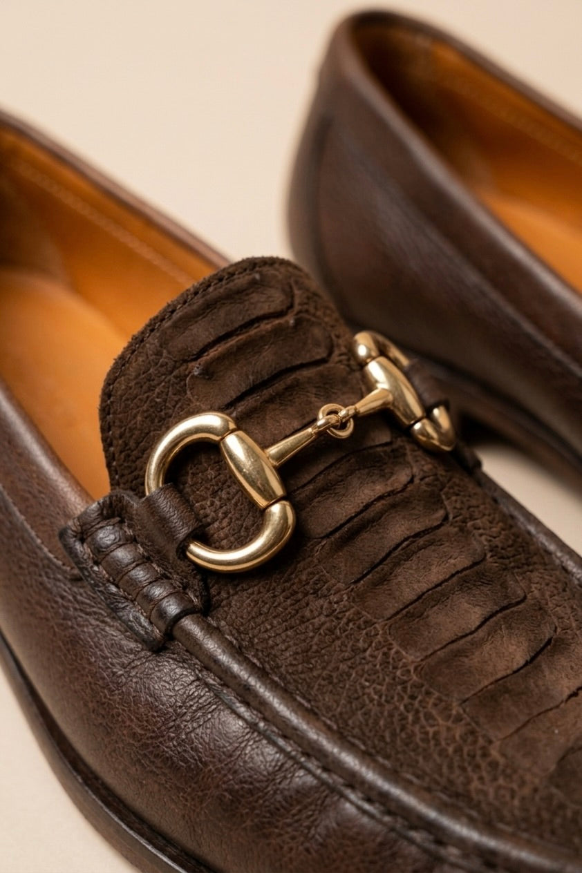 Loafer Vittorio de Avestruz