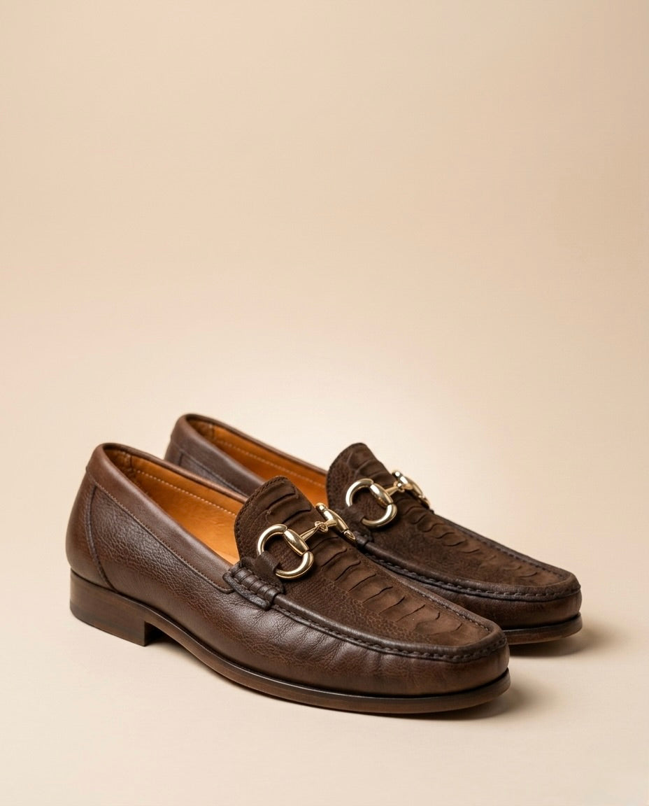Loafer Vittorio de Avestruz