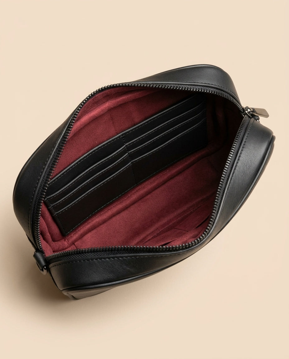 Crossbody en Piel de Cocodrilo
