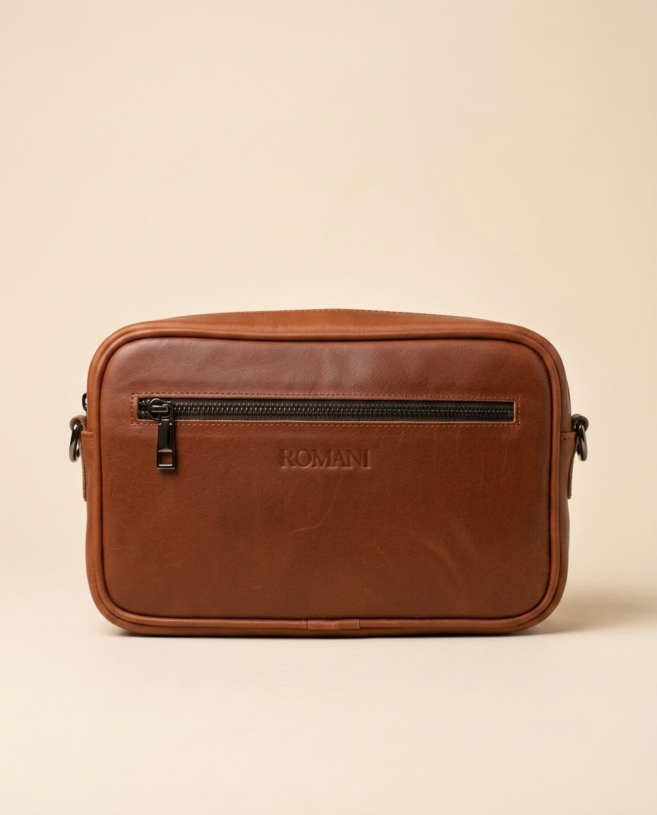 Crossbody en Piel de Cocodrilo