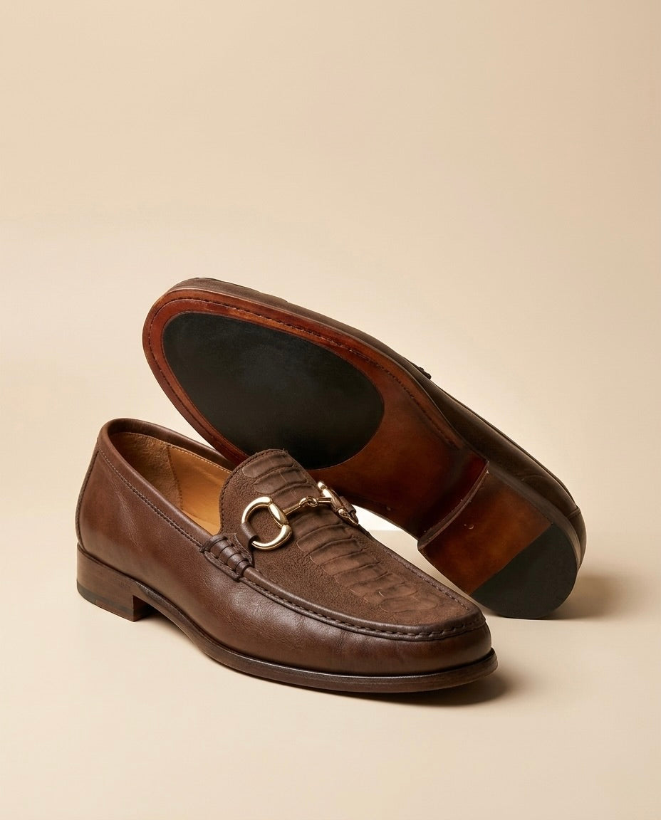 Loafer Vittorio de Avestruz