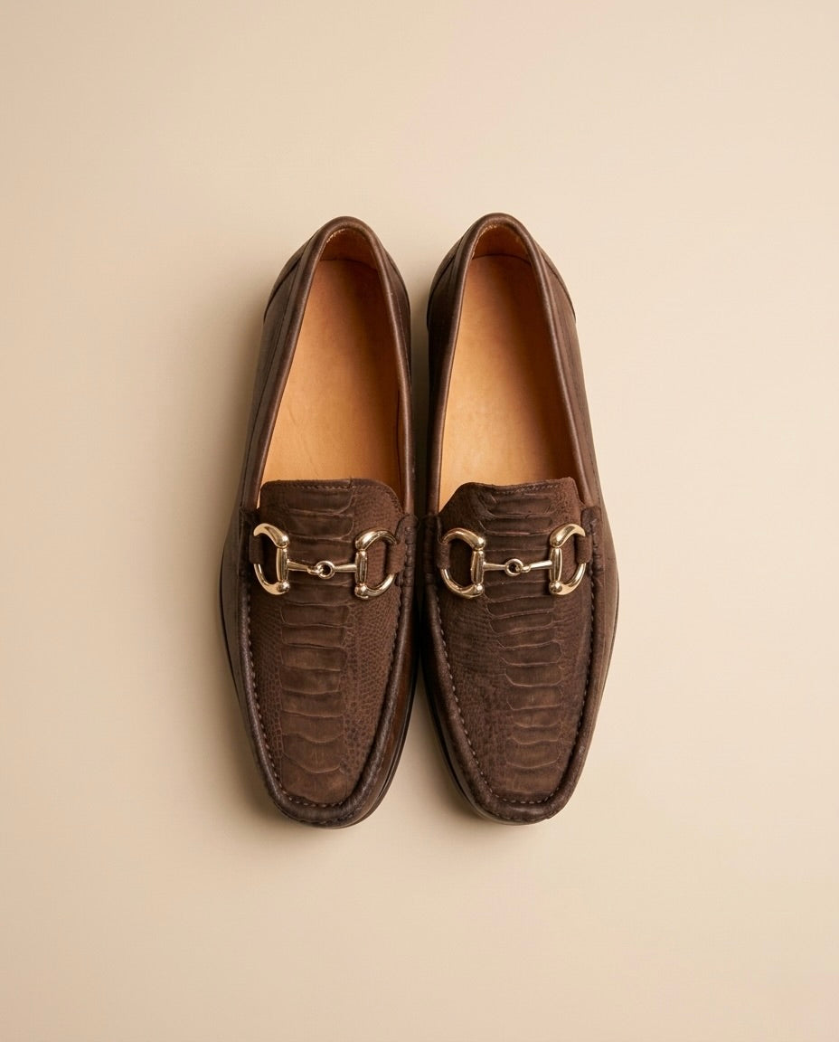 Loafer Vittorio de Avestruz