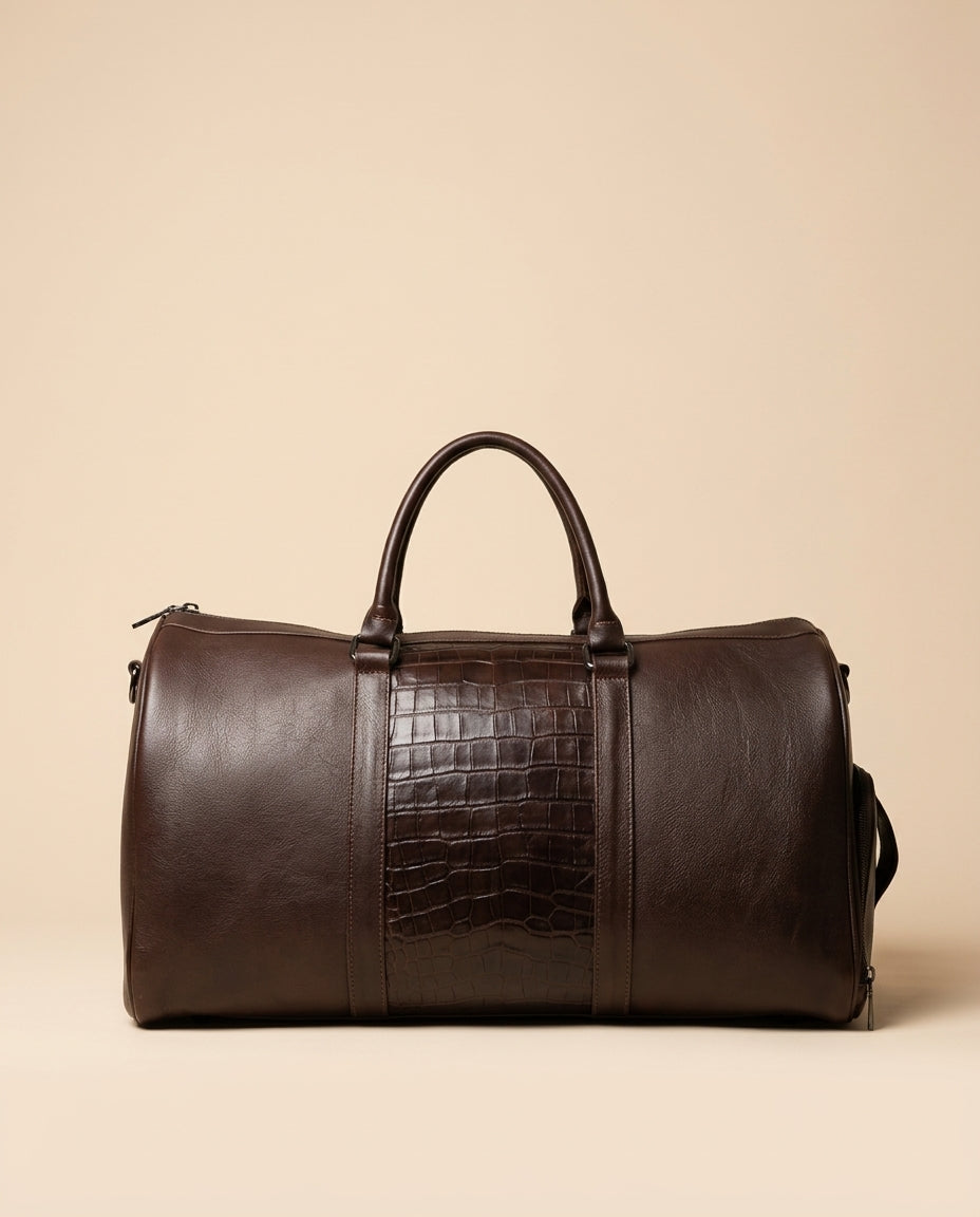 MALETA VIAGGIO CROCCO CHOCOLATE
