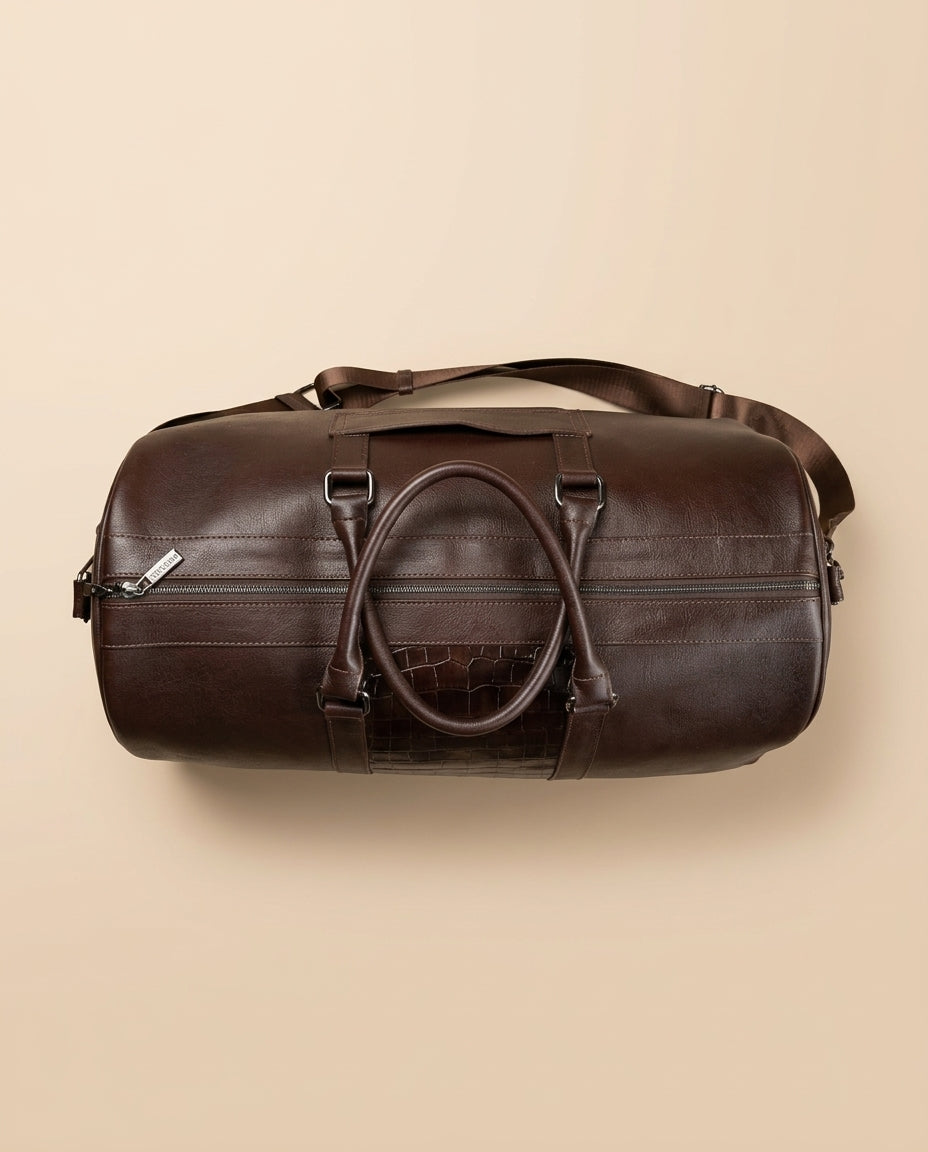 MALETA VIAGGIO CROCCO CHOCOLATE