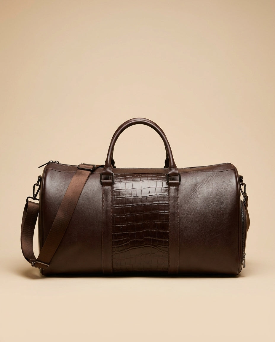 MALETA VIAGGIO CROCCO CHOCOLATE