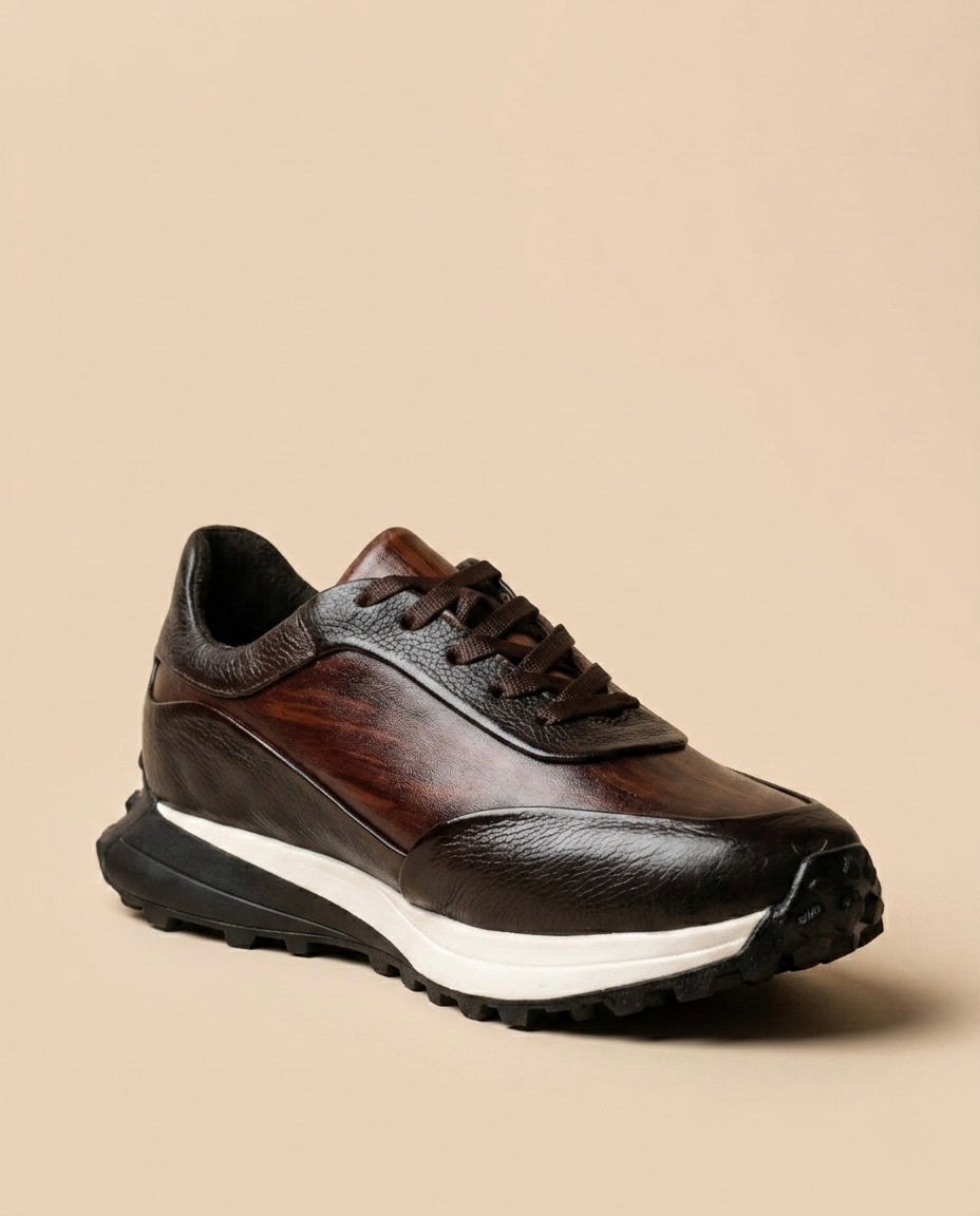Tenis Legna — detalle suela ligera TR artesanal | Romaní Leather