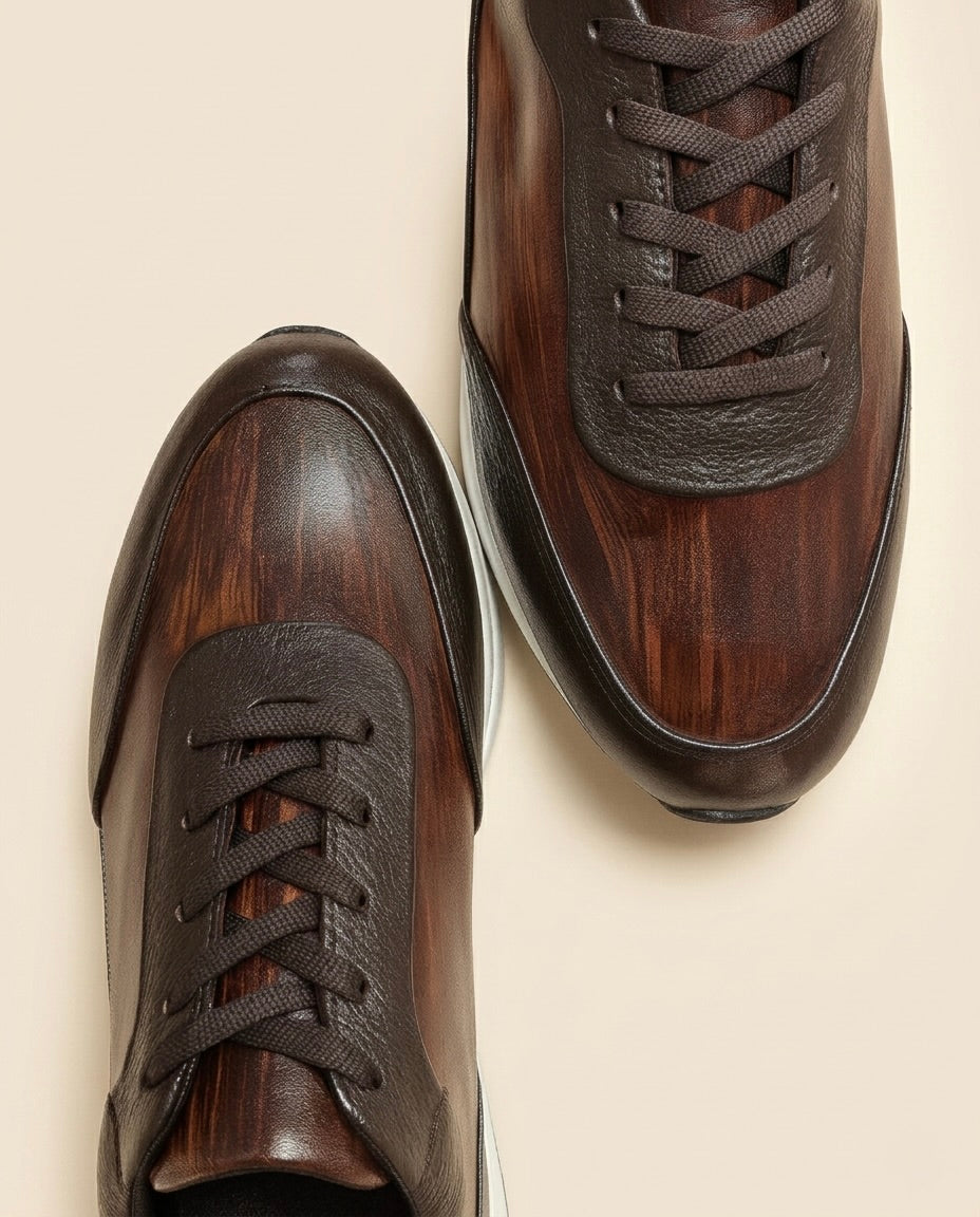 Tenis Legna — detalle suela ligera TR artesanal | Romaní Leather